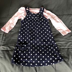 Jumper and shirt cotton dress